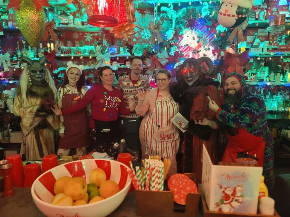 Crated Concoctions' Krampus night was a festive time on Dec. 2. At 7 p.m. on Dec. 22, Tavares will host its Ugly Sweater Block Party. Krampus and Unicorn mugs are also on sale this year