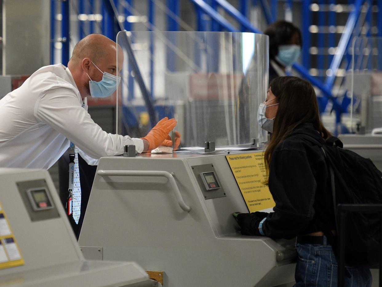 How good are safety screens at protecting us from Covid? (AFP via Getty Images)