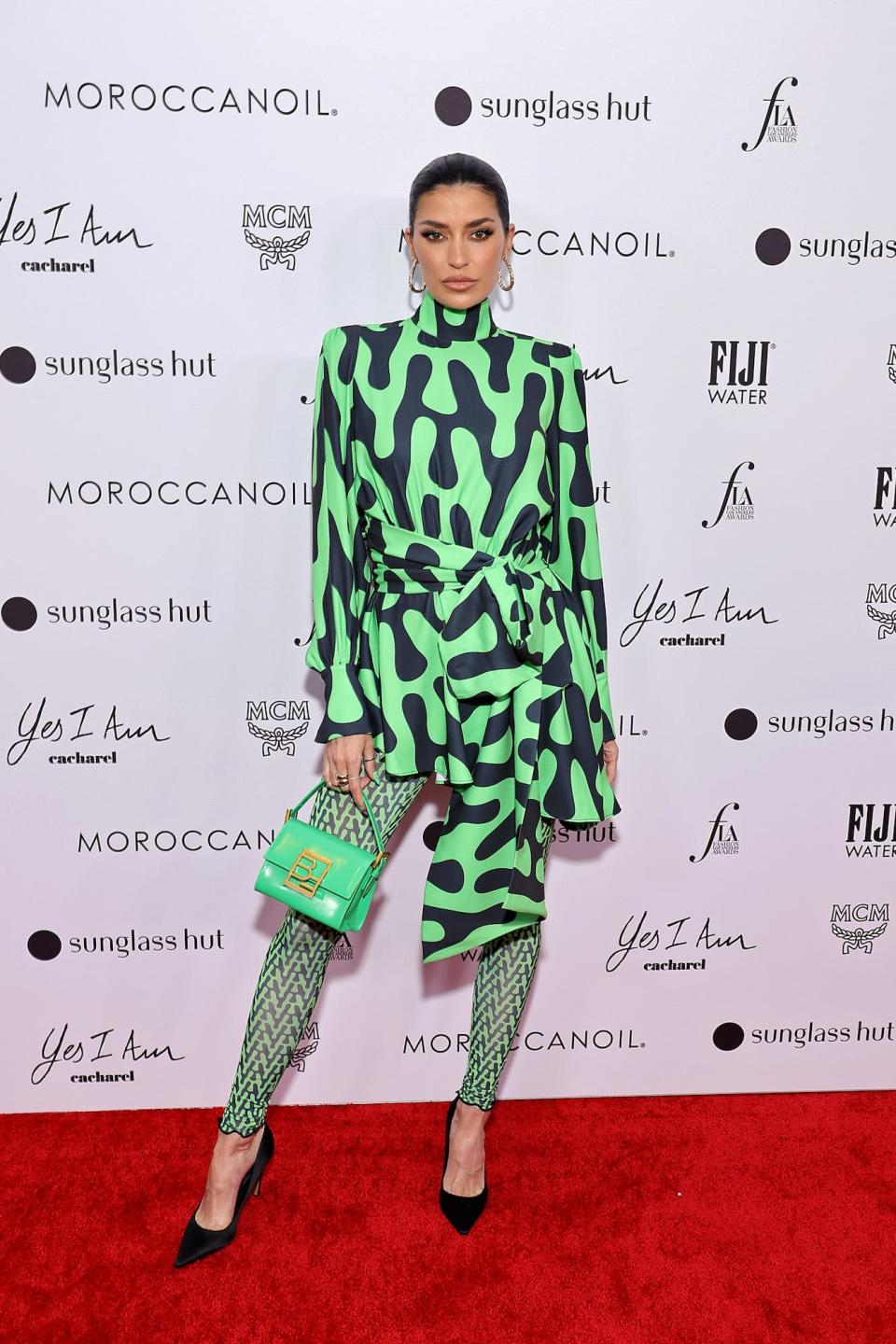 Nicole Williams English at The Daily Front Row's fashion awards on April 10, 2022.