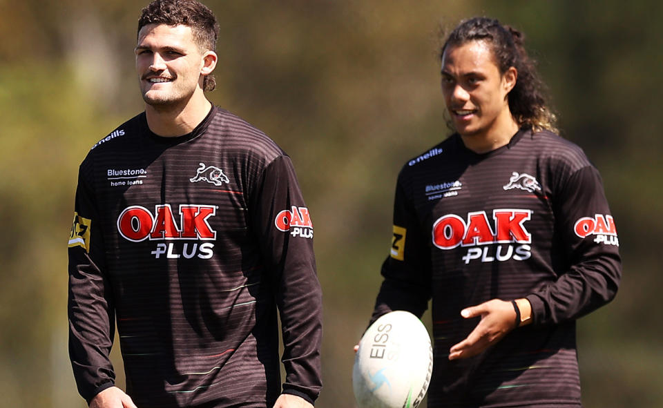 Nathan Cleary and Jarome Luai.