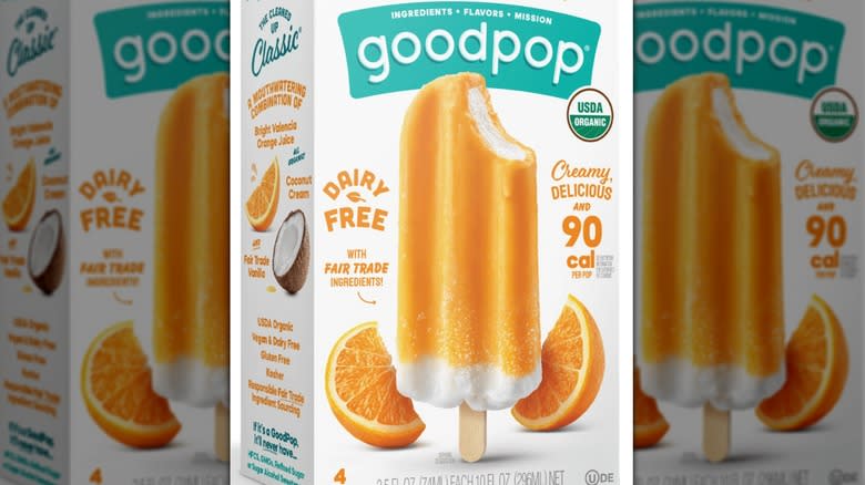 Orange Cream GoodPop popsicle box