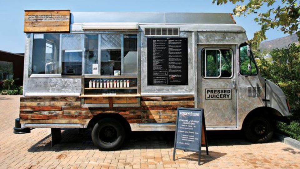 The original Pressed Juicery truck that operated out of Malibu, Ca. and helped start a movement that now features 114 stores.