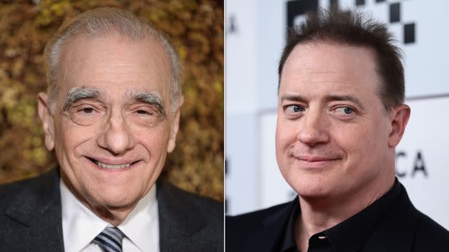 Brendan Fraser (R) stars in Martin Scorsese's (L) 