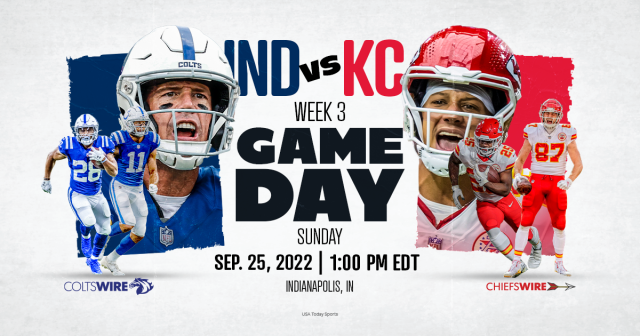 Colts vs. Chiefs: Time, television, radio and streaming schedule
