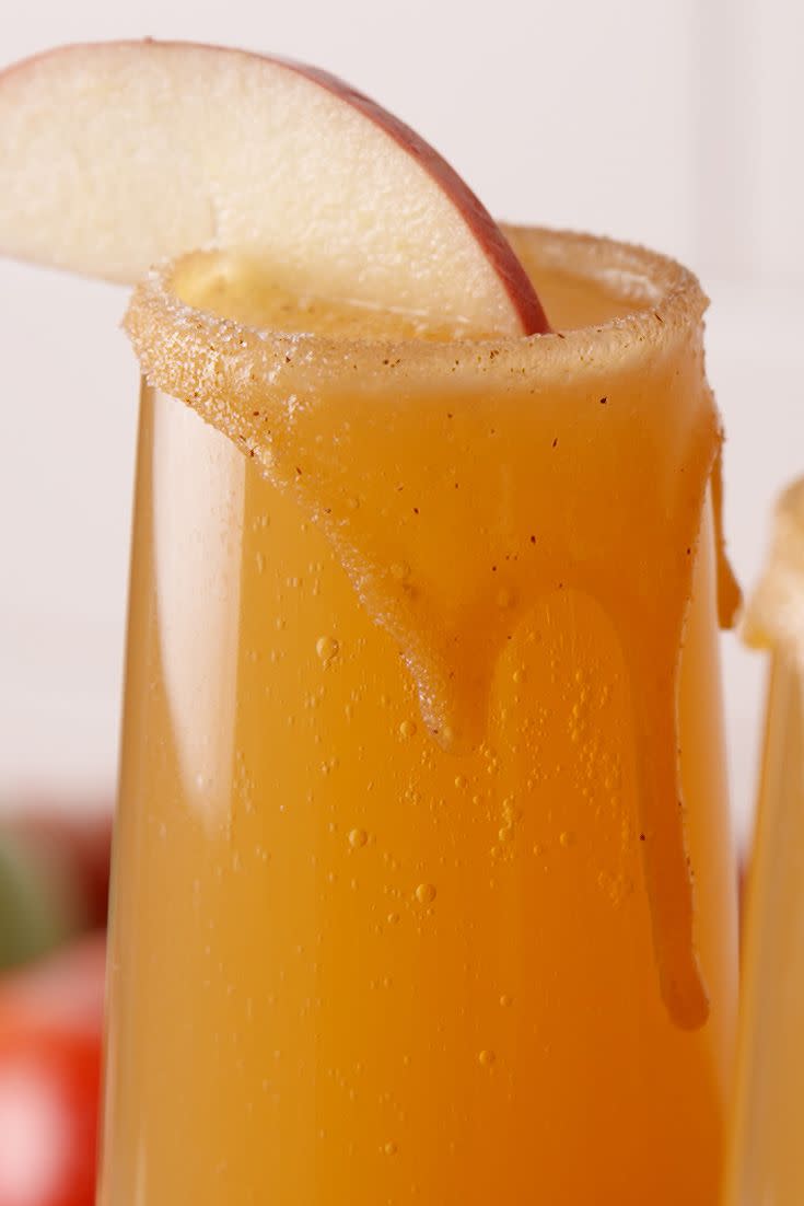 Caramel Apple Mimosas