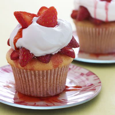 Strawberry Shortcake Cupcakes