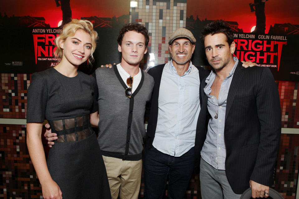 Fright Night Fan Event at Comic Con 2011 Imogen Poots Anton Yelchin Craig Gillespie Colin Farrell