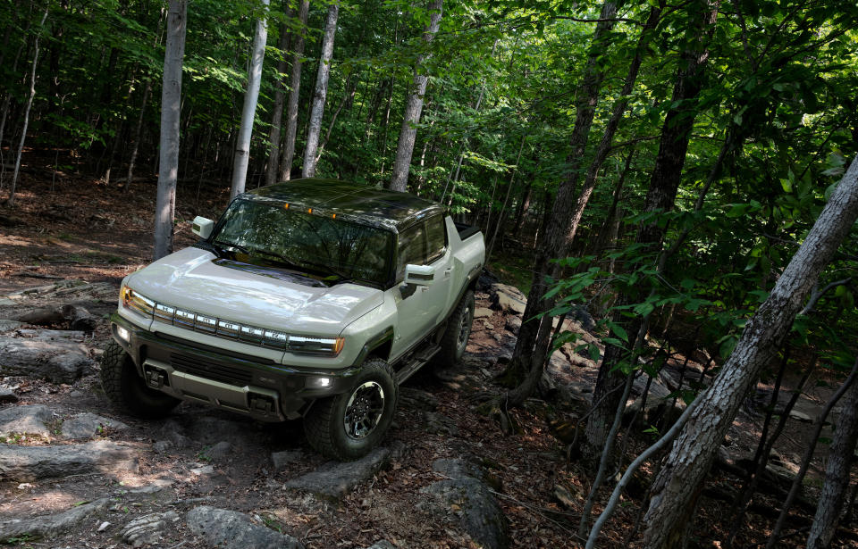 The 2022 GMC HUMMER EV is designed to be an off-road beast, with all-new features developed to conquer virtually any obstacle or terrain.