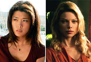 Grace Park, Lauren German | Photo Credits: Mario Perez /CBS, CBS