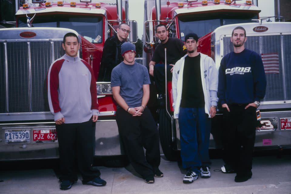 Linkin Park in their early noughties career. Source: Getty
