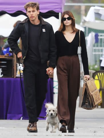 Backgrid Austin Butler and Kaia Gerber