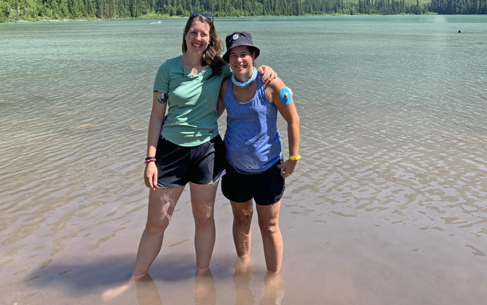 Annalisa van den Bergh, left, and Rena Rossi.  (Courtesy Annalisa van den Bergh)