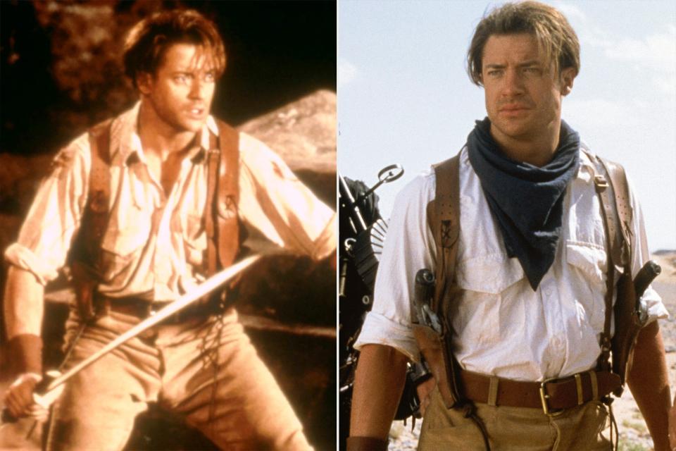 Brendan Fraser in 'The Mummy' and 'The Mummy Returns'