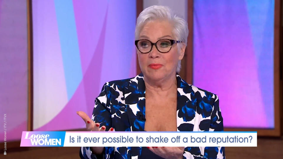 Denise Welch opened up about her Celebrity Big Brother experience. (ITV screenshot)