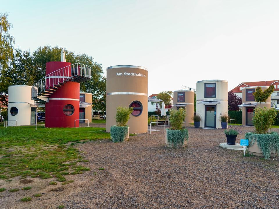 Slube, a tiny home hotel in Neustrelitz, Germany.