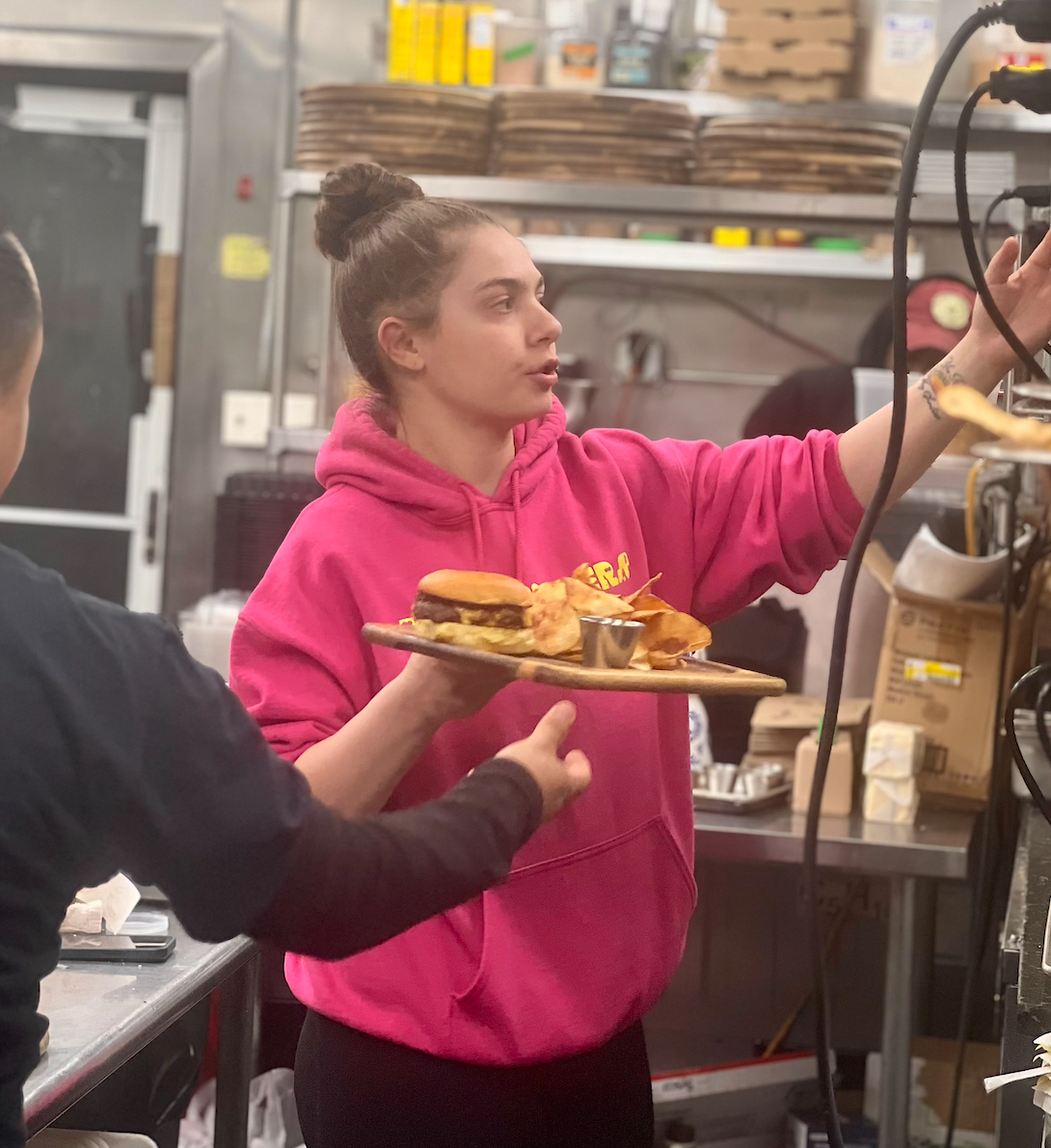 Cheyenne Intindola directs the kitchen staff at The Brookdale, where she works as Chef de Cuisine.