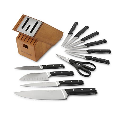 Cuisinart 12-Piece Kitchen Knife Set, Multicolor Advantage Cutlery,  C55-01-12PCKS