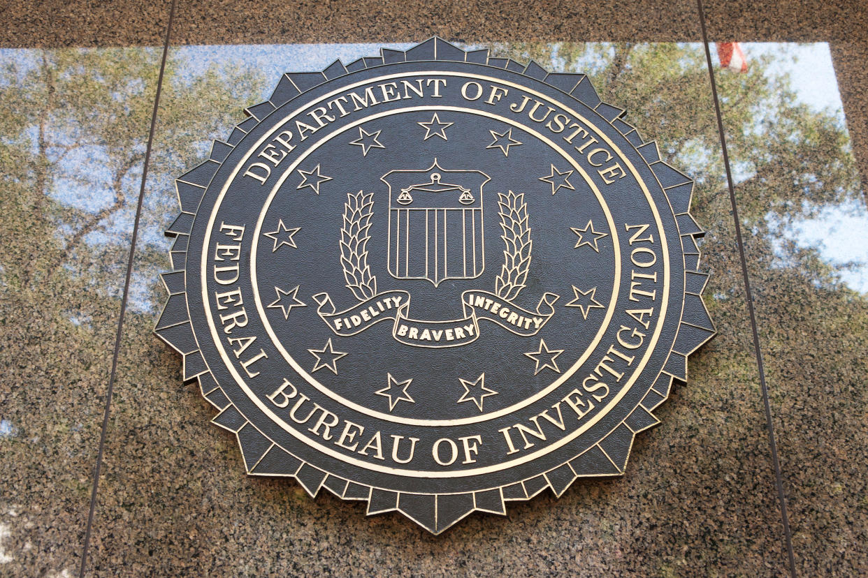  FBI seal on building 