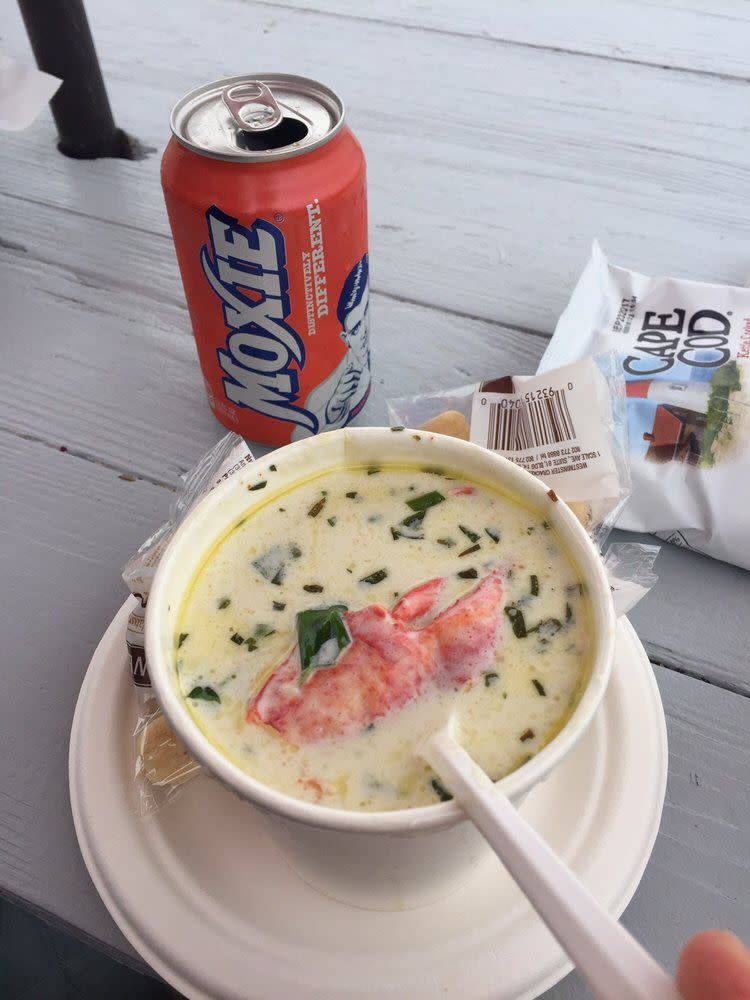 <p><strong><a href="https://www.yelp.com/biz/mcloons-lobster-shack-south-thomaston" rel="nofollow noopener" target="_blank" data-ylk="slk:Mcloons Lobster Shack;elm:context_link;itc:0;sec:content-canvas" class="link ">Mcloons Lobster Shack</a>, South Thomaston</strong></p><p>"I don't know what was more amazing....the food or the view. I watched workers pull lobsters fresh from the water. This is a must try if you are in the area." — Yelp user <a href="https://www.yelp.com/user_details?userid=jwoJdx6ZQcH1j0KT_5qgZA" rel="nofollow noopener" target="_blank" data-ylk="slk:Jessica L.;elm:context_link;itc:0;sec:content-canvas" class="link ">Jessica L.</a></p><p>Photo: Yelp/<a href="https://www.yelp.com/biz_photos/mcloons-lobster-shack-south-thomaston?select=P9ZEJZUE7OVKCbm8a2r3kQ" rel="nofollow noopener" target="_blank" data-ylk="slk:Steve T.;elm:context_link;itc:0;sec:content-canvas" class="link ">Steve T.</a></p>