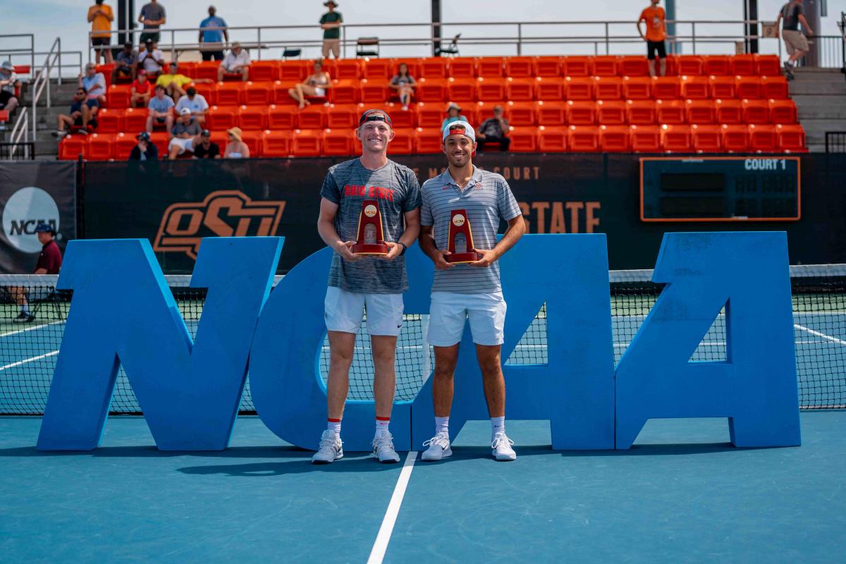 Ohio State tennis players JJ Tracy and Robert Cash captured the NCAA doubles title