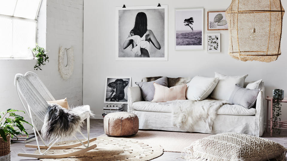 Looking for easy boho living room ideas?