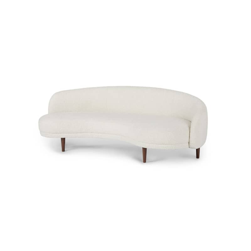 Kayra Ivory Bouclé Sofa