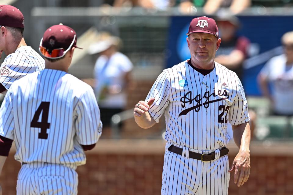 Texas A&M's Jim Schlossnagle, who just led the Aggies to the College World Series championship game, has been named the new head coach at rival Texas, which fired David Pierce on Monday after eight seasons. Schlossnagle has taken seven teams to Omaha.