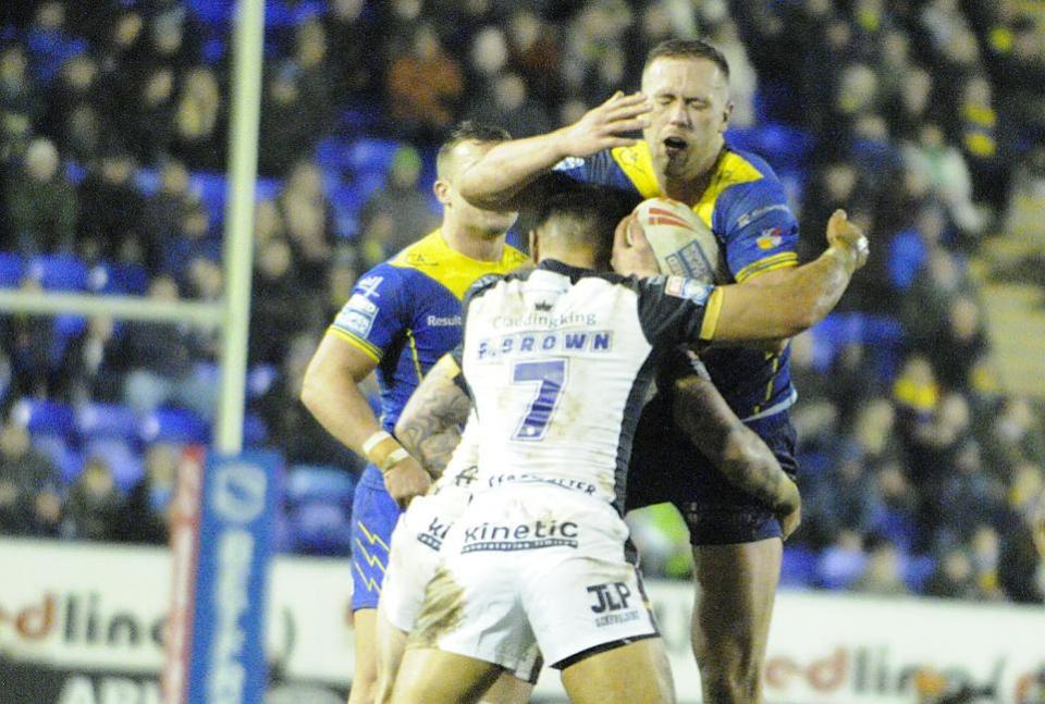Warrington Guardian: The Round Two meeting between Warrington and Hull FC became infamous for Nu Brown's highly controversial red card following a clash of heads with Ben Currie