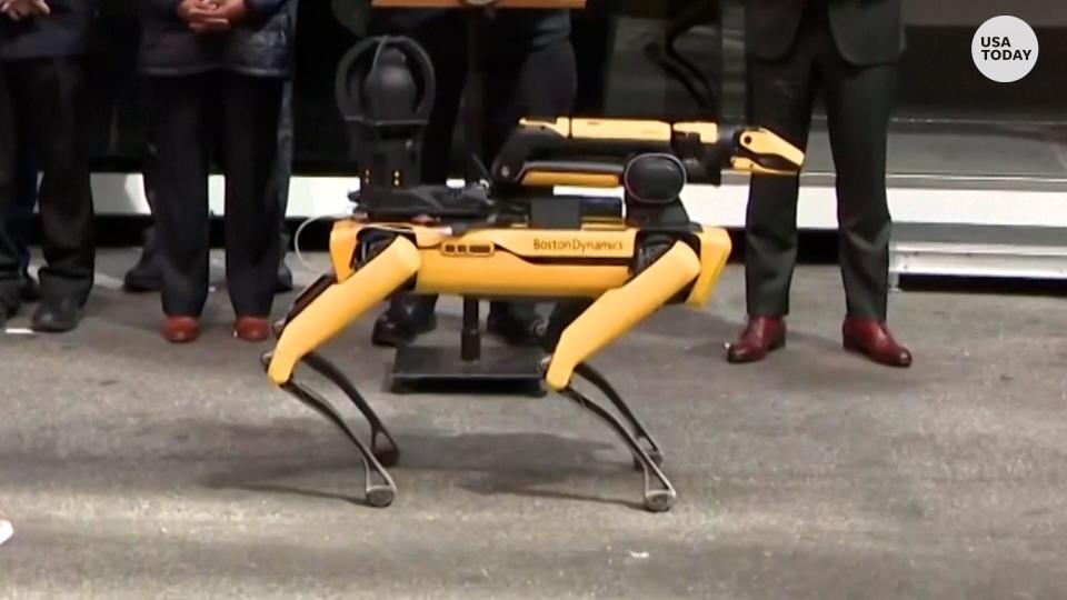 Robot dogs returns to NYPD.