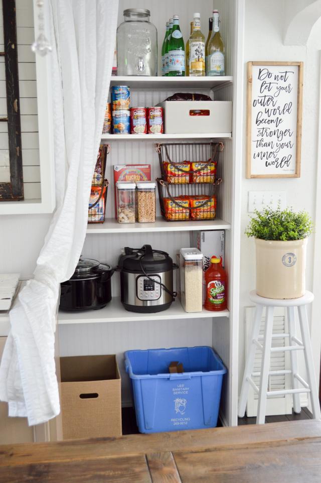 DIY Pull Out Shelf for Appliance Garage - Lemon Thistle