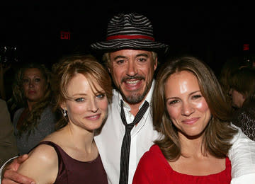 Jodie Foster , Robert Downey Jr. and Producer Susan Downey at the New York City Premiere of Warner Bros. Pictures' The Brave One