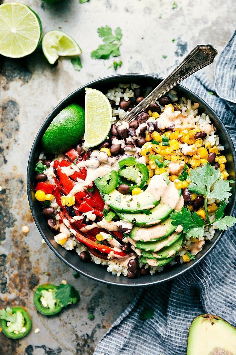 Mexican Street Corn Burrito Bowl