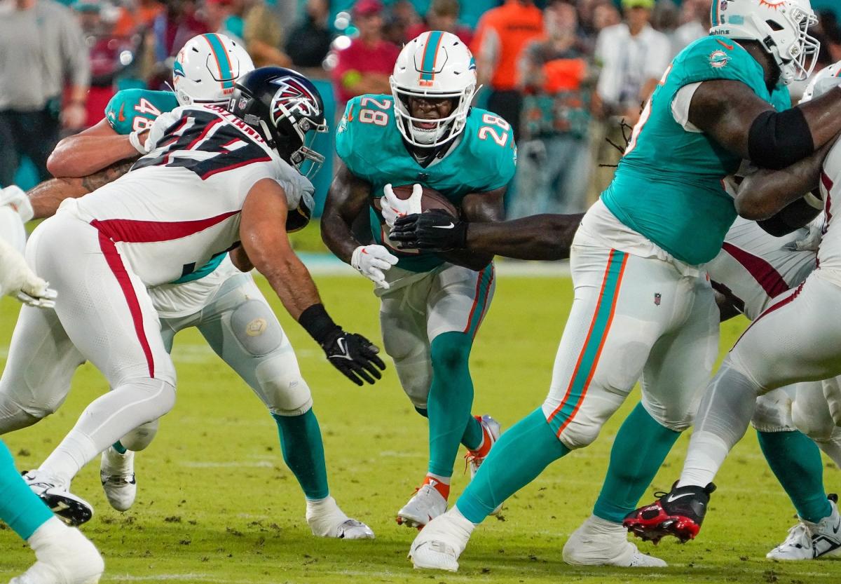 Dolphins' Brandon Jones updates return from injury. And Achane impresses