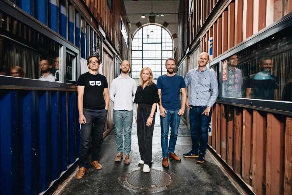 Das Team hinter Carbonfuture: Matthias Ansorge, Marcel Eichler, Natasha Schaufler, Hannes Junginger und Andreas Hölzl. (v.l.)