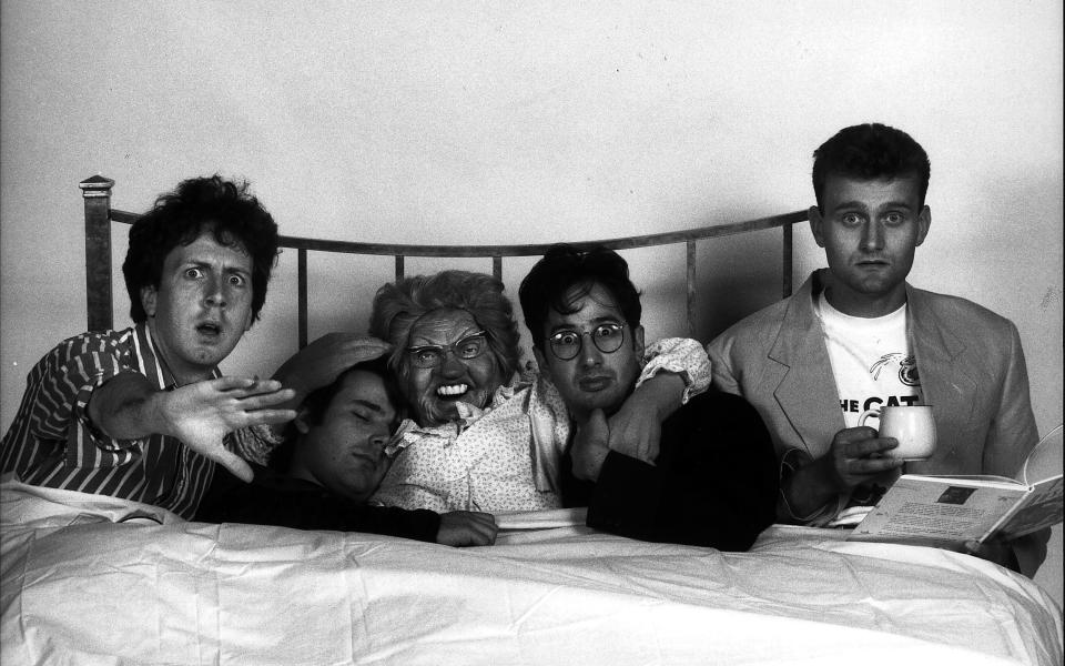 'Against Newman and Baddiel we were judged as old-fashioned, but it didn't bother us' (Left to right: Steve Punt, Rob Newman, David Baddiel and Hugh Dennis in The Mary Whitehouse Experience)