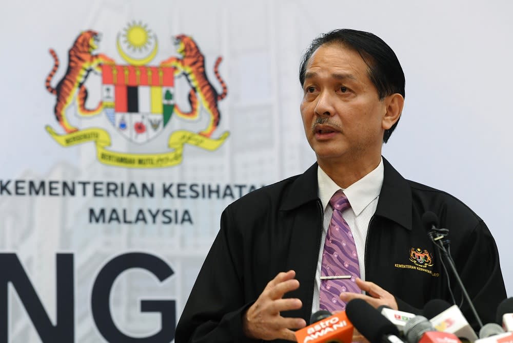 Health Director-General Datuk Dr Noor Hisham Abdullah says the ministry has convened a panel of experts to audit fatal cases of Covid-19 aimed at gathering data for future treatment. — Bernama pic