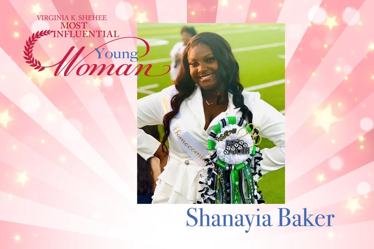 Shanayia Baker is a 2024 Virginia K. Shehee Most Influential Young Woman honoree.