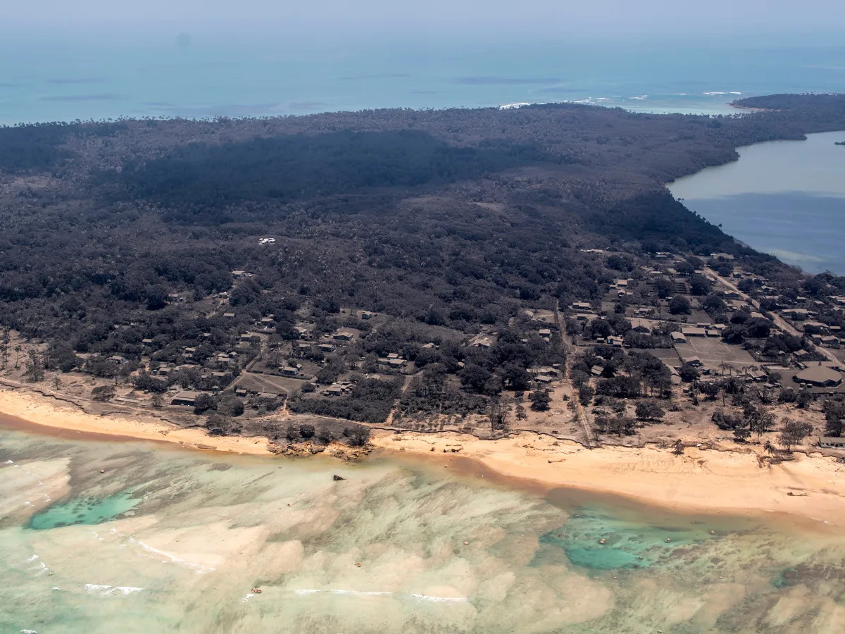 The Tonga tsunami destroyed all the houses on one of its islands, government says