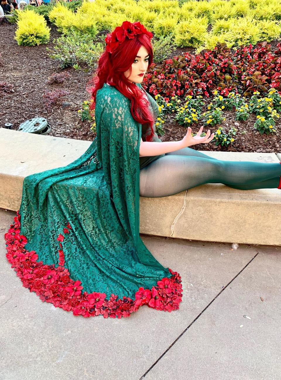 3) Caped Poison Ivy Costume