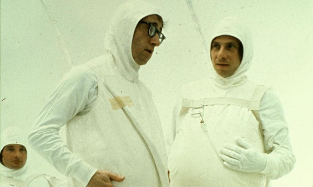 Woody Allen and Robert Walden in Allen’s 1972 film Everything You Always Wanted To Know About Sex …