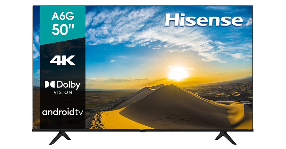 Hisense's smart TV has 50 inches - Image: Amazon México