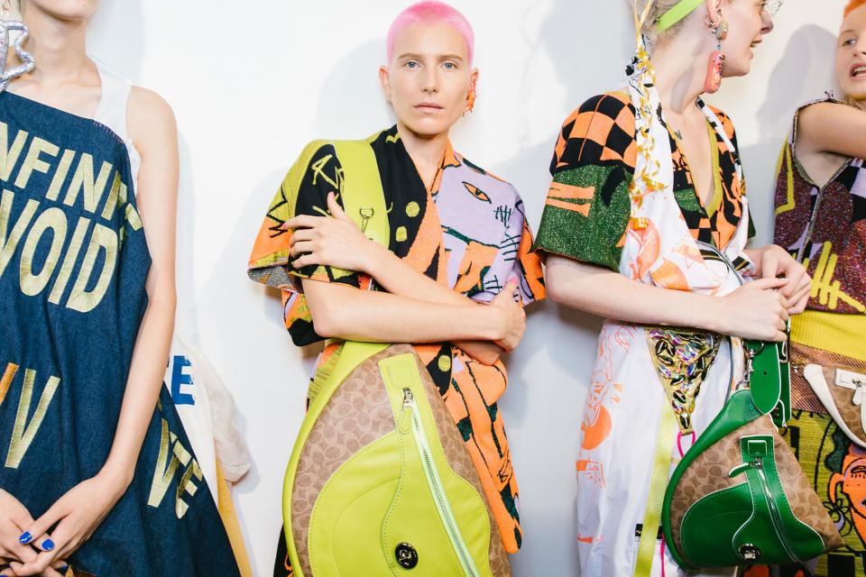 Hot Pink Hair! Printed Buzz Cuts! Punk is the New Pretty at London Fashion Week