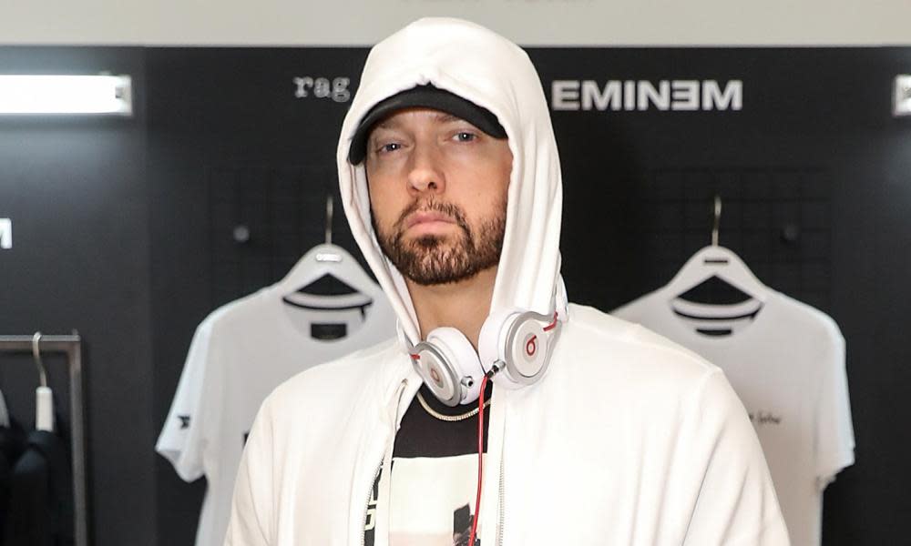 Record breaker ... Eminem.