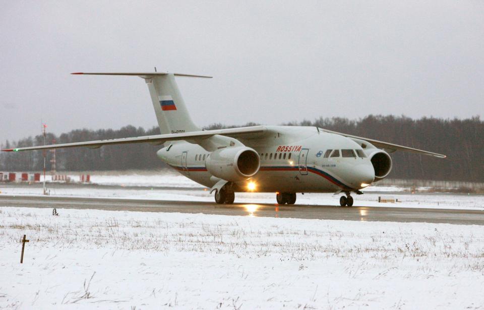 The Antonov An-148 regional jet.