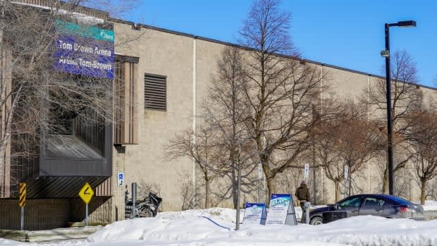 The Tom Brown Arena has served as a respite centre for people experiencing homelessness, providing a place to rest, shower, get some food and connect with social services. The city needs to find a way to make respite centres permanent, says Ottawa's city manager. (Jean Delisle/CBC - image credit)