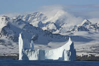 <b>Frozen Planet, BBC One, Wed, 9pm</b><br><b> Episode 3</b><br><br>Icebergs in a bay, South Georgia. Occasionally icebergs that have calved off Antarctica drift north into the bays that surround the sub-Antarctic island.