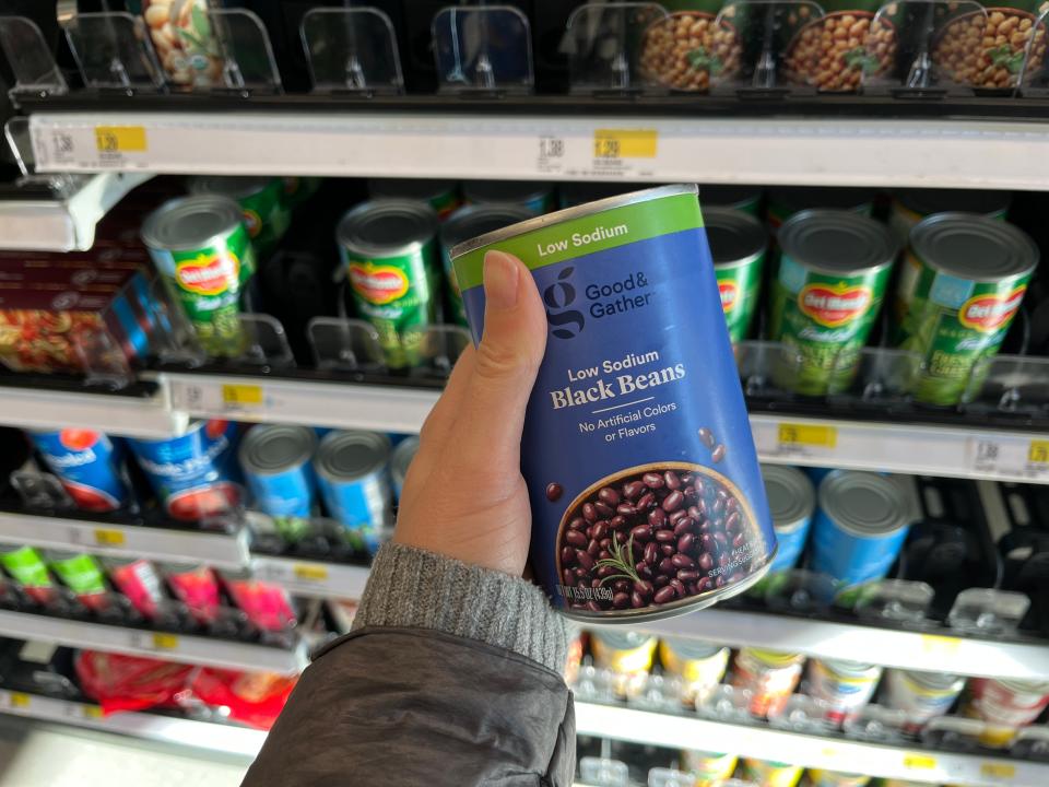 Black beans at Target.