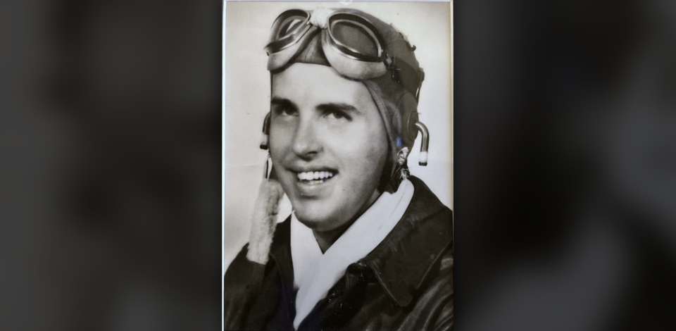 Lt. William B. Montgomery died in June 1944 when the plane he was piloting crashed into a farm in West Sussex, England, after being struck by anti-aircraft during World War II. / Credit: Defense POW/MIA Accounting Agency