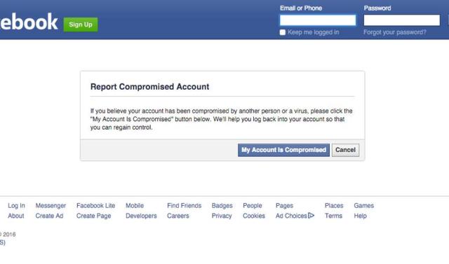 How to recover a Facebook account