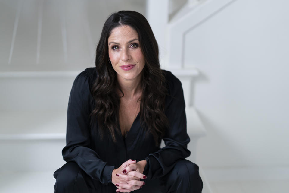 Soleil Moon Frye poses for a portrait in Los Angeles on March 8, 2021 to promote her documentary“Kid 90," premiering Friday, March 12 on Hulu. (AP Photo/Jae Hong)